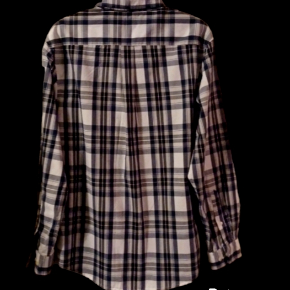 U.S. POLO ASSN. Men's L. White with blue & gray. - Picture 3 of 6